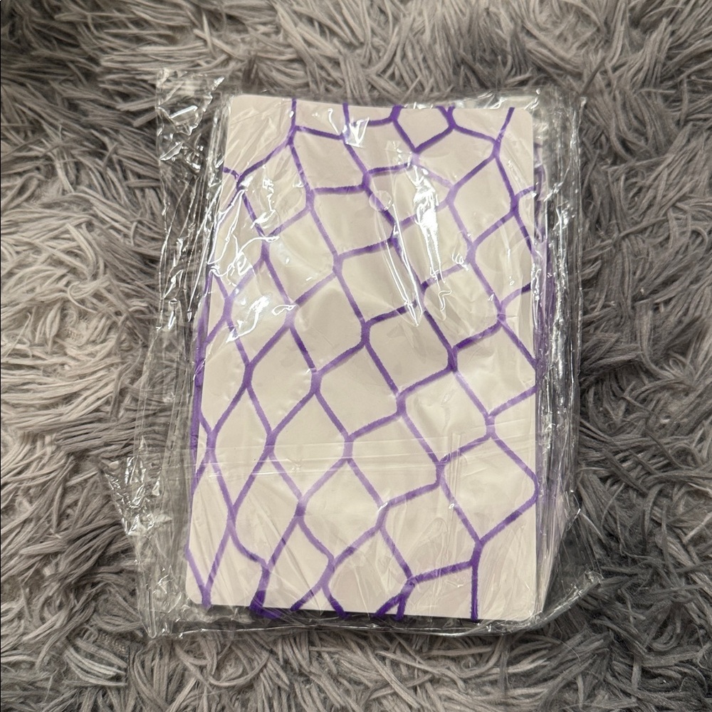 Purple Fishnet Tights Set (2 Pairs) NEW 🏷️ - Picture 5 of 5